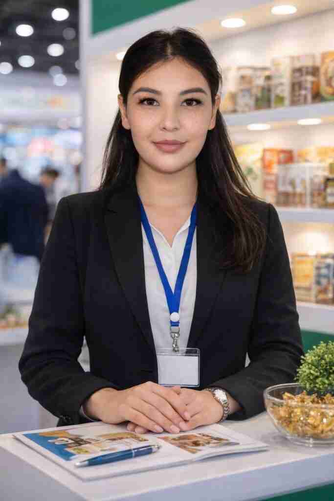 Multilingual Kazakh–Russian–English speaking business assistant in Dubai with 6+ years experience in hospitality, purchasing, supplier coordination, and exhibition support. Available for Gulfood 2026. Multilingual Kazakh–Russian–English speaking business assistant in Dubai with 6+ years experience in hospitality, purchasing, supplier coordination, and exhibition support. Available for Gulfood 2026.